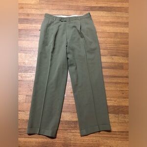 Burberry London Men's Olive Green Pants